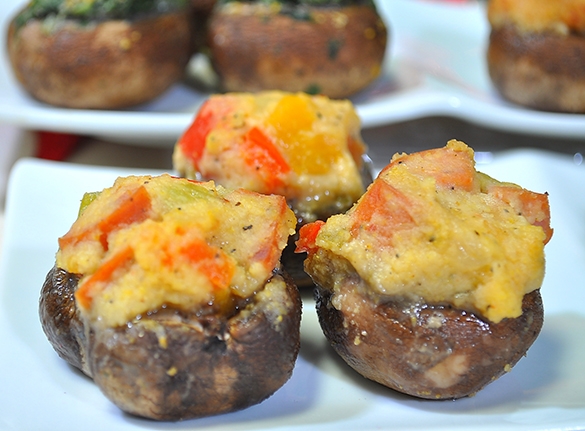 Gourmet Jumbo Italian Stuffed Mushrooms (Cold Only) - Item # 1090 - Dave's Fresh Marketplace Catering RI